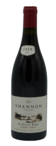 Shannon Vineyards Rockview Ridge Pinot Noir 2018 cape and grapes