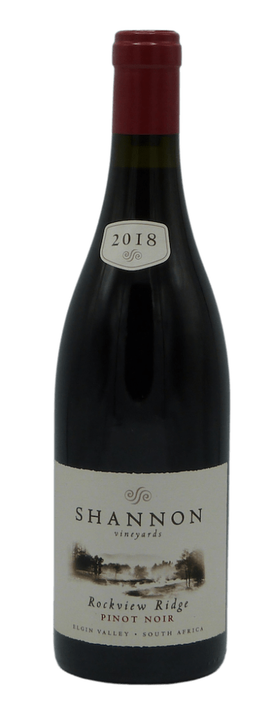 Shannon Vineyards Rockview Ridge Pinot Noir 2018 cape and grapes