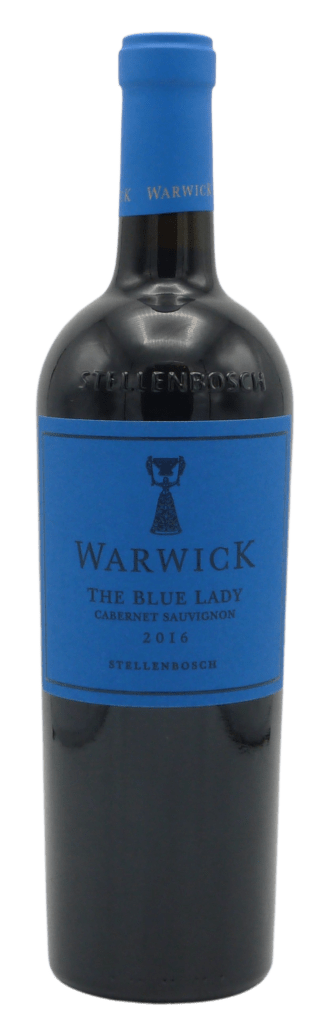 Cape and Grapes Zuid-Afrikaanse wijn Warwick The Blue Lady Cabernet Sauvignon 2016