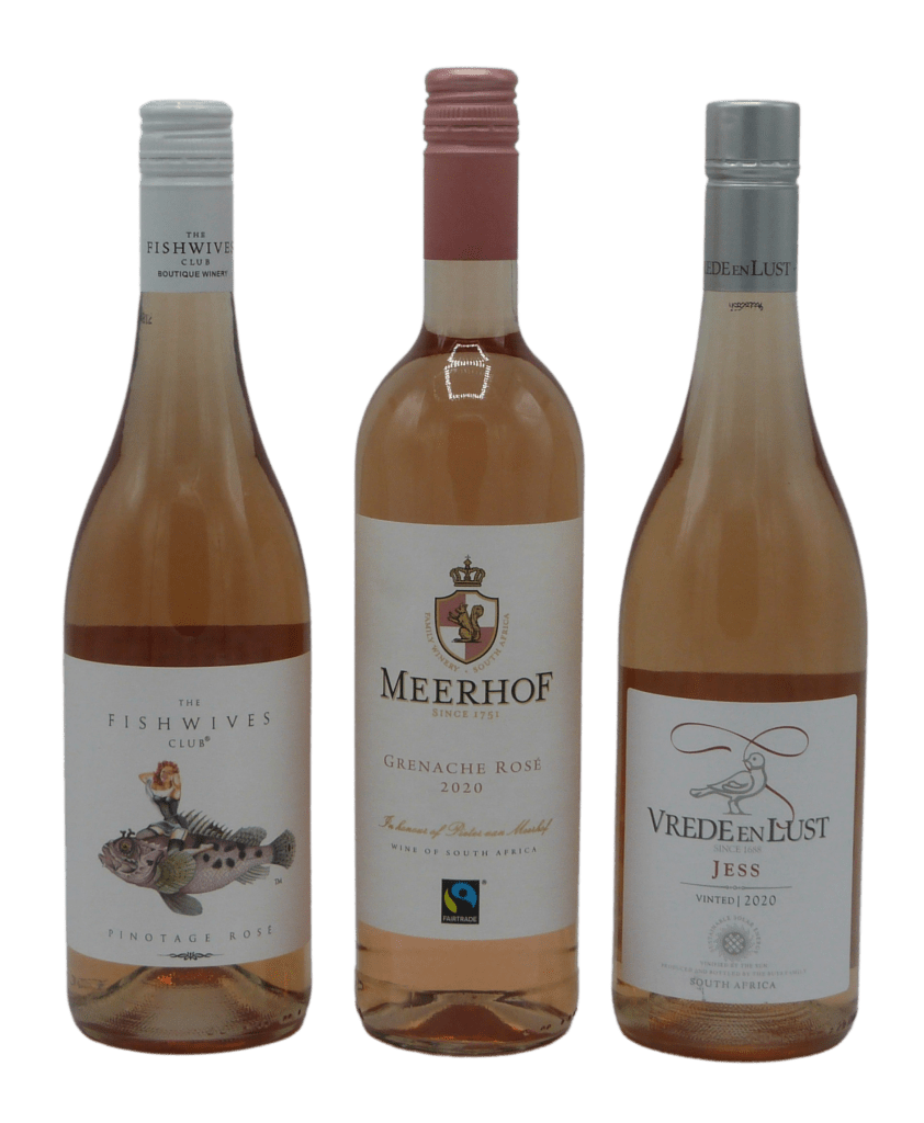 Rosé Pakket Puur genieten van een glas rosé 2020 capeandgrapes
